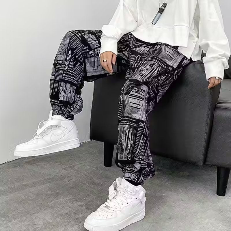 Men's Graffiti Jogger Pants