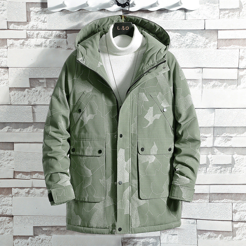 Men's Camouflage Hooded Jacket