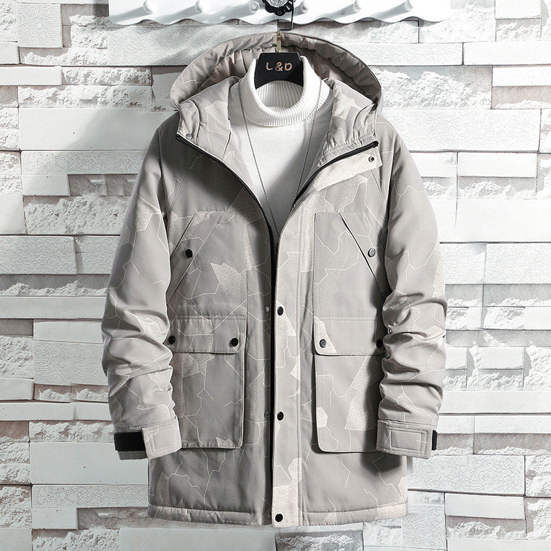 Men's Camouflage Hooded Jacket