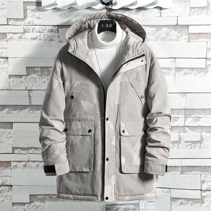 Men's Camouflage Hooded Jacket