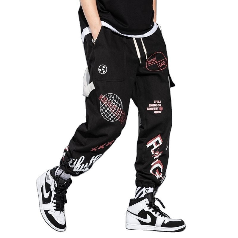 Men Retro Hip-Hop Pants