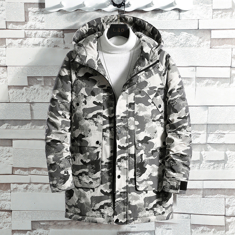 Men's Camouflage Hooded Jacket