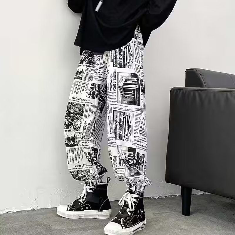 Men's Graffiti Jogger Pants
