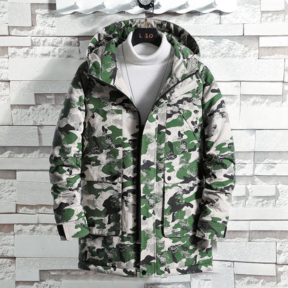 Men's Camouflage Hooded Jacket