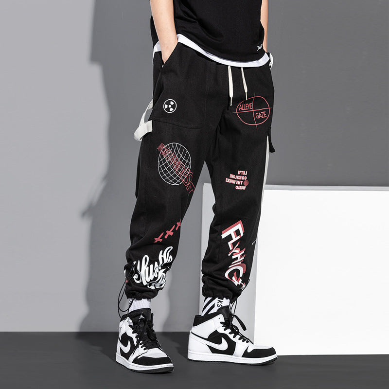 Men Retro Hip-Hop Pants