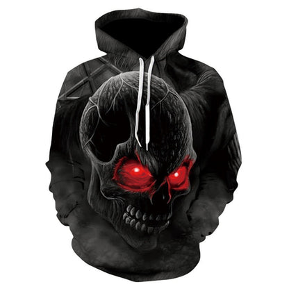 Skull Design Hoodie
