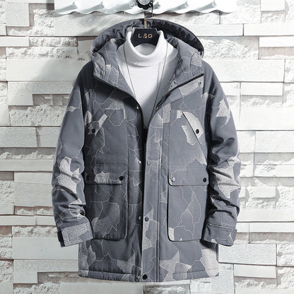 Men's Camouflage Hooded Jacket