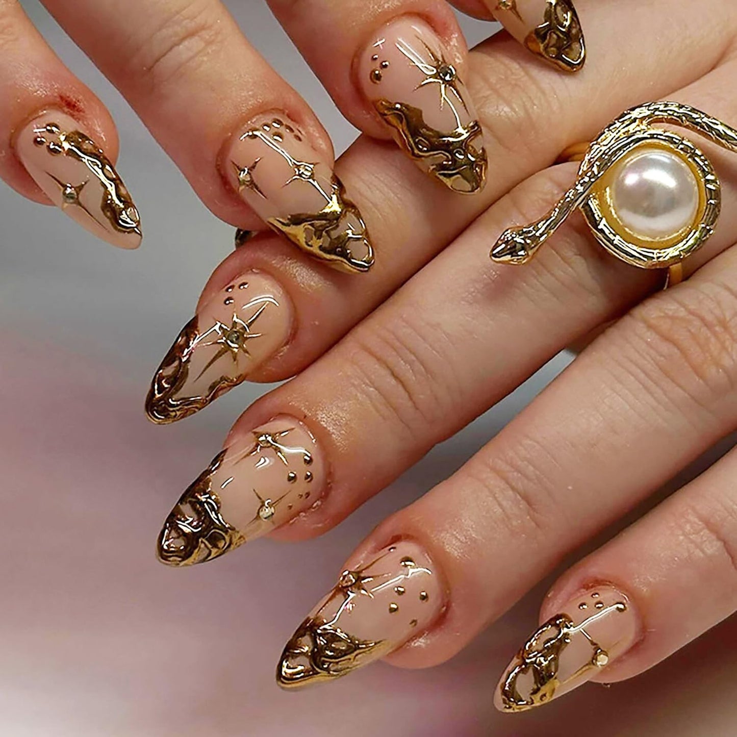 French Tip Press On Nails