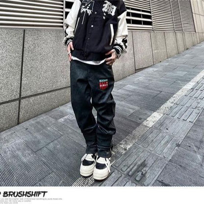 Men's Hip Hop Embroidered Jacket