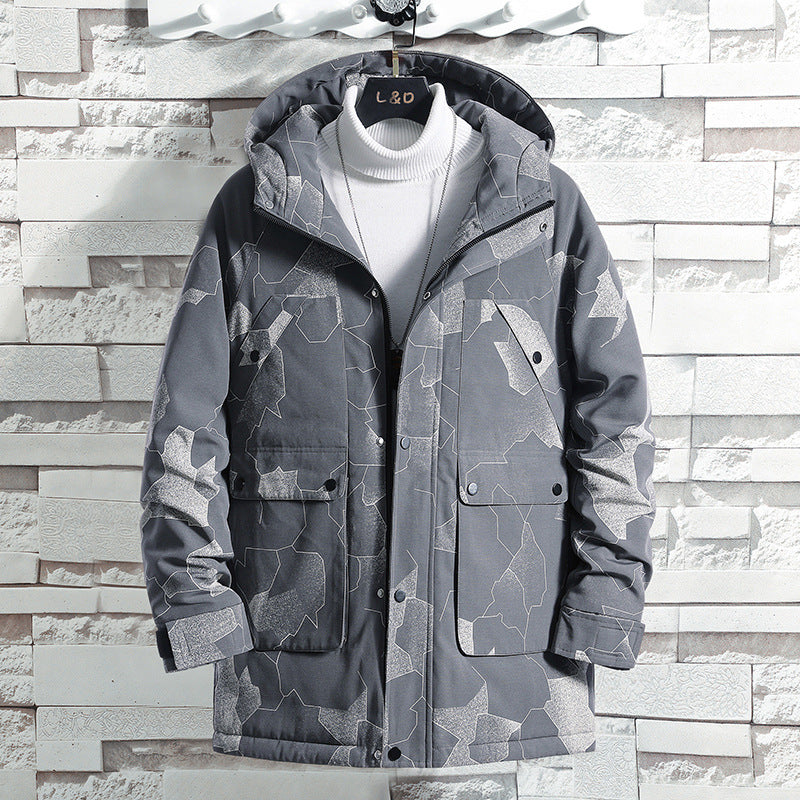 Men's Camouflage Hooded Jacket
