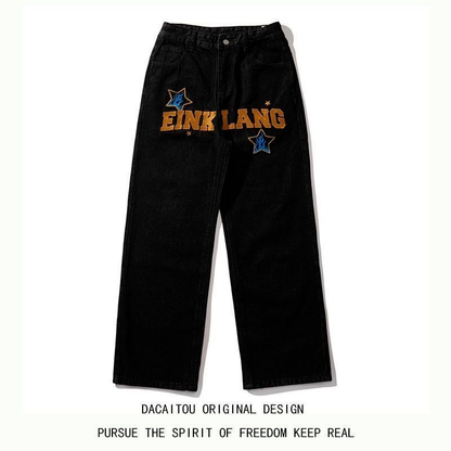 Hip-Hop Wide Jeans for Men