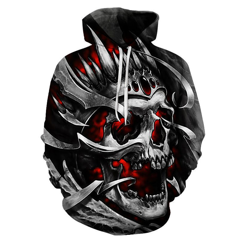 Skull Design Hoodie