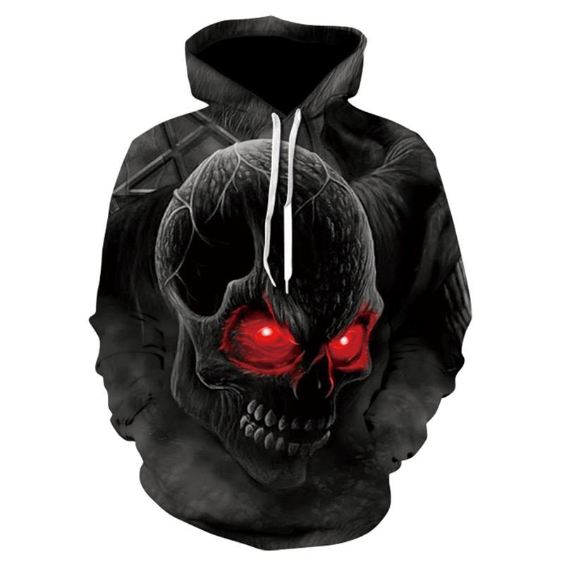Skull Design Hoodie