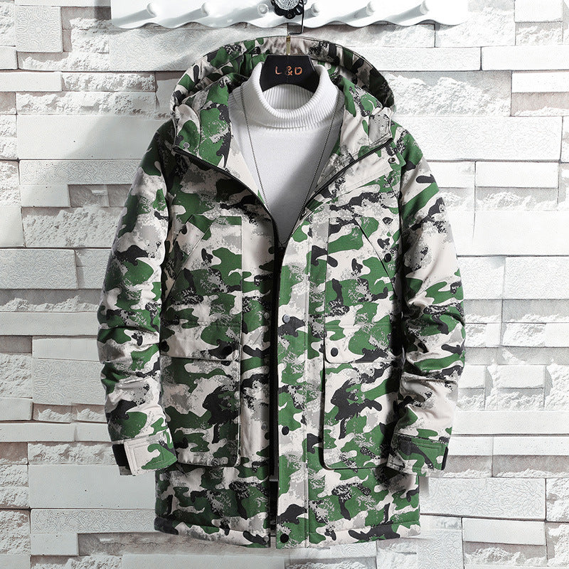 Men's Camouflage Hooded Jacket