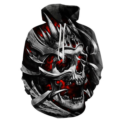 Skull Design Hoodie