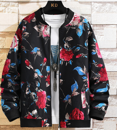 Embroidered Hip Hop Jacket