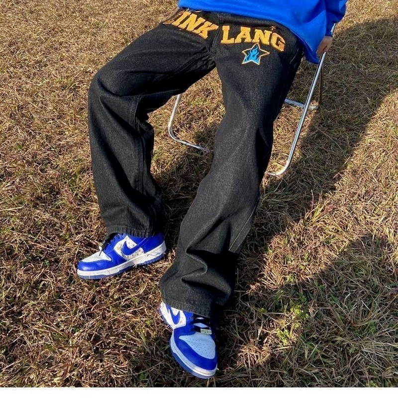 Hip-Hop Wide Jeans for Men