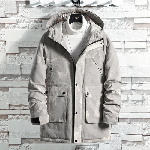 Men's Camouflage Hooded Jacket