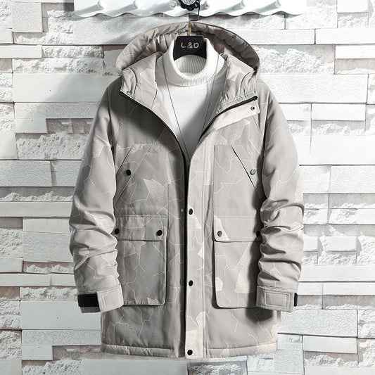 Men's Camouflage Hooded Jacket